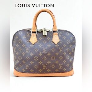✨ Authentic LOUIS VUITTON Monogram Alma PM w/ Lock, Key, Dust Bag & COA✨